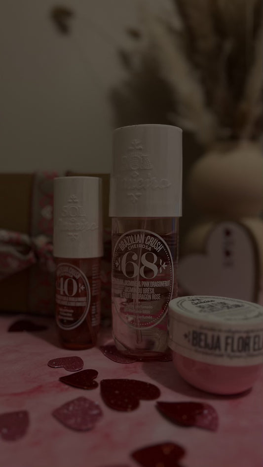 Sol de Janeiro Brazilian Crush Cheirosa 68 Beija Flor Perfume Set: 8fl oz Mist, 2.5 oz Lotion, and 3oz Bom Dia Bright™ Mist